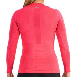 женская термофутболка с длинным рукавом Sportful 2nd Skin W Tee Long Sleeve розовая